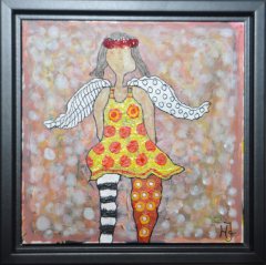 Klods 436 i en sort ramme str. 19x19.